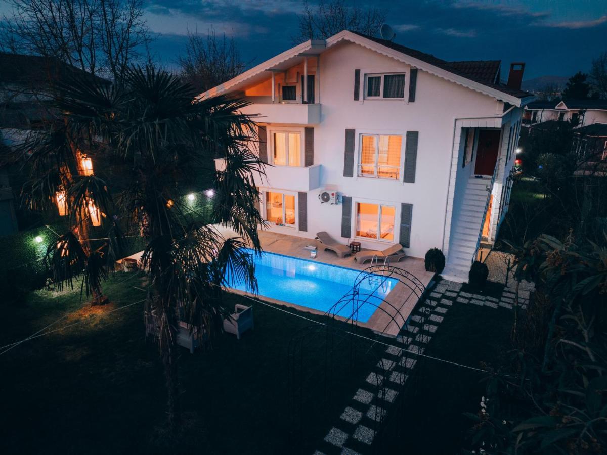 Villa Atlas Muhafazakar Havuzlu, Mustakil Genis Bahceli Сапанджа Екстериор снимка