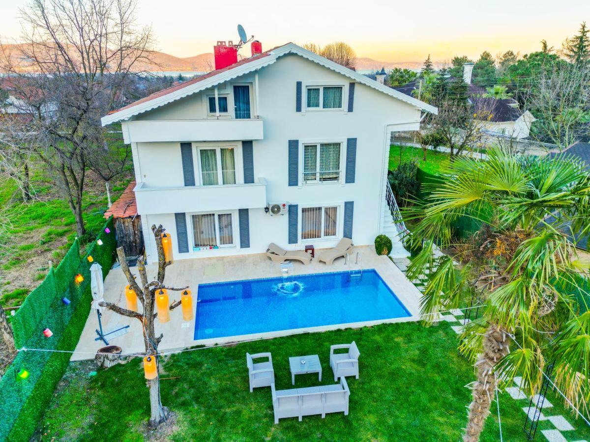 Villa Atlas Muhafazakar Havuzlu, Mustakil Genis Bahceli Сапанджа Екстериор снимка