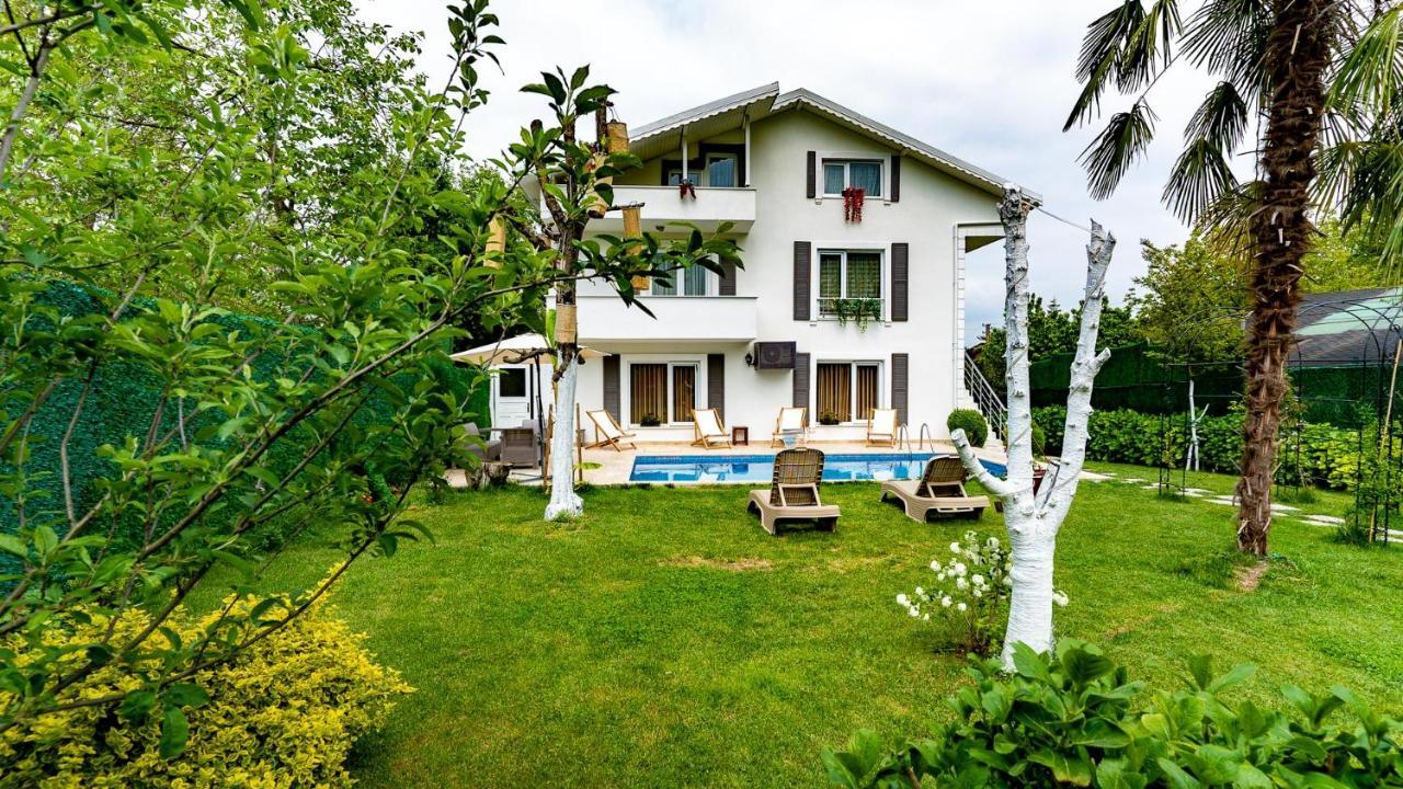 Villa Atlas Muhafazakar Havuzlu, Mustakil Genis Bahceli Сапанджа Екстериор снимка