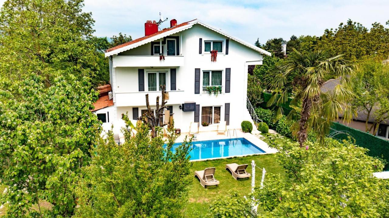 Villa Atlas Muhafazakar Havuzlu, Mustakil Genis Bahceli Сапанджа Екстериор снимка