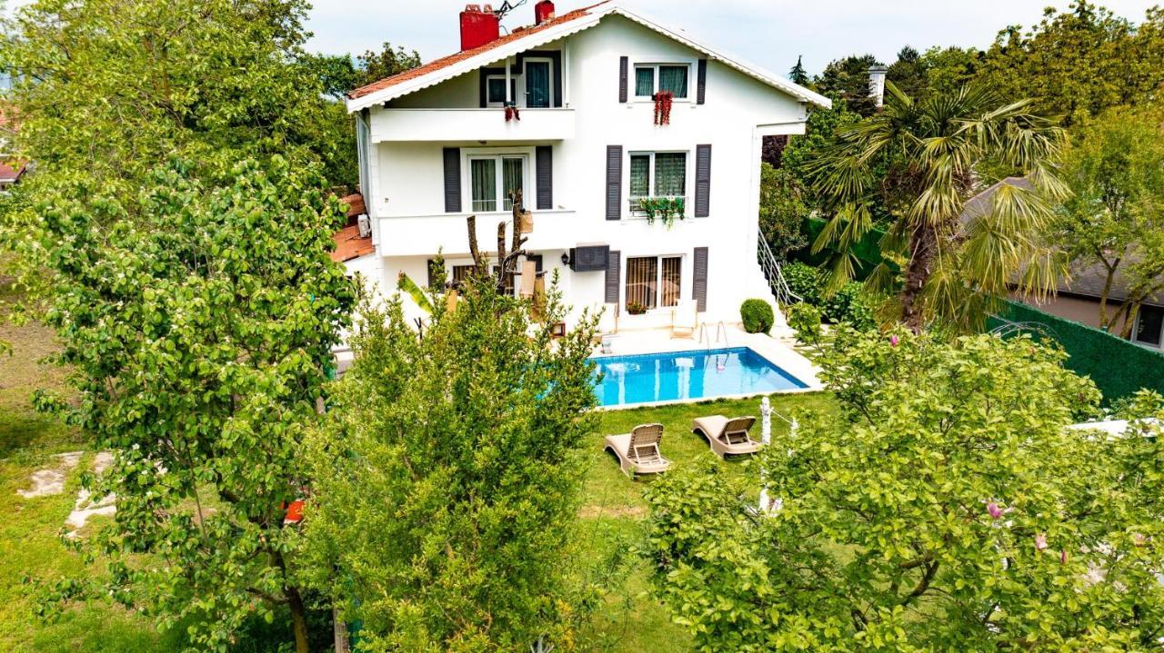 Villa Atlas Muhafazakar Havuzlu, Mustakil Genis Bahceli Сапанджа Екстериор снимка